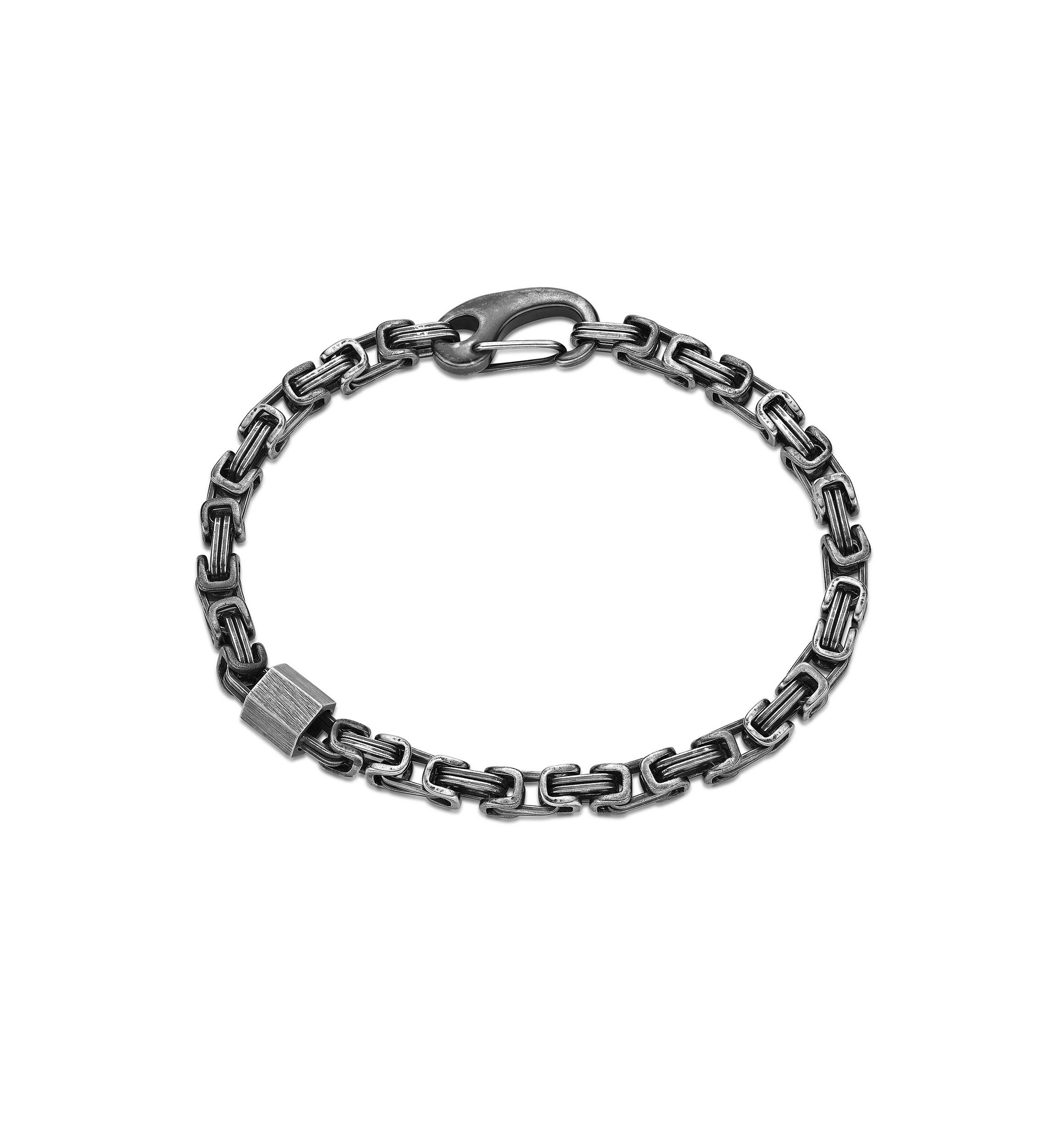 Stainless Steel Bracelet with  Antique Black Ip