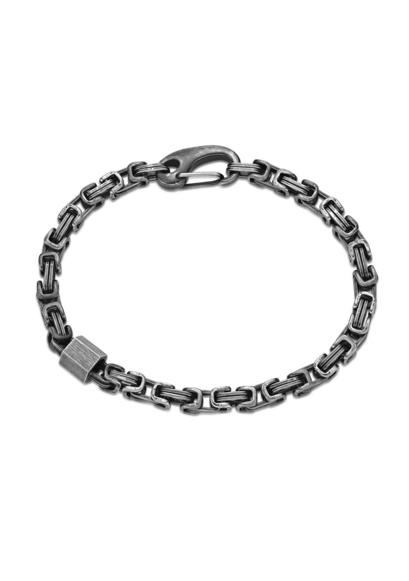 Stainless Steel Bracelet with  Antique Black Ip