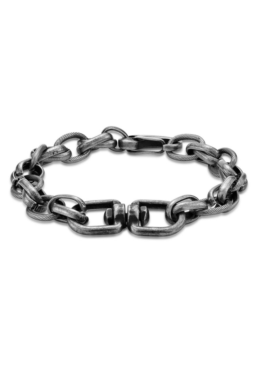 Stainless Steel Bracelet with  Antique Black Ip