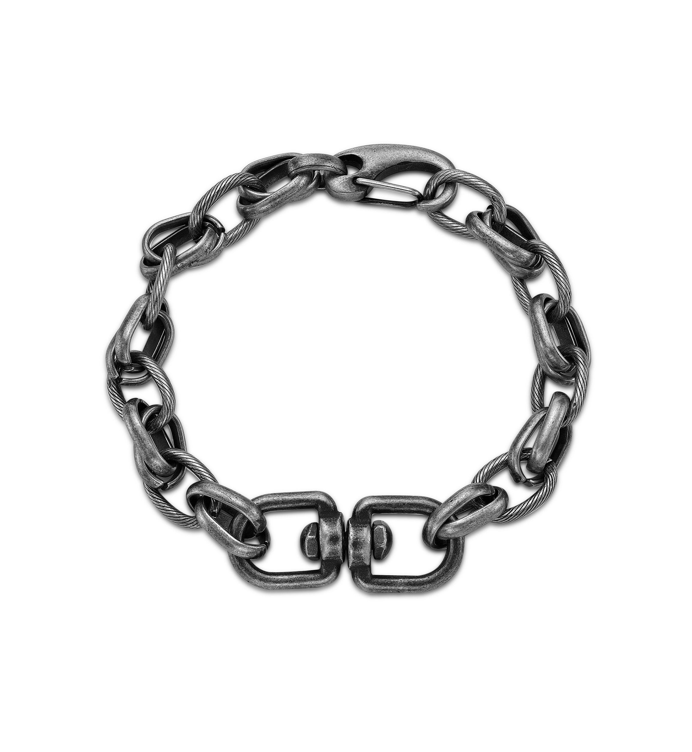 Stainless Steel Bracelet with  Antique Black Ip