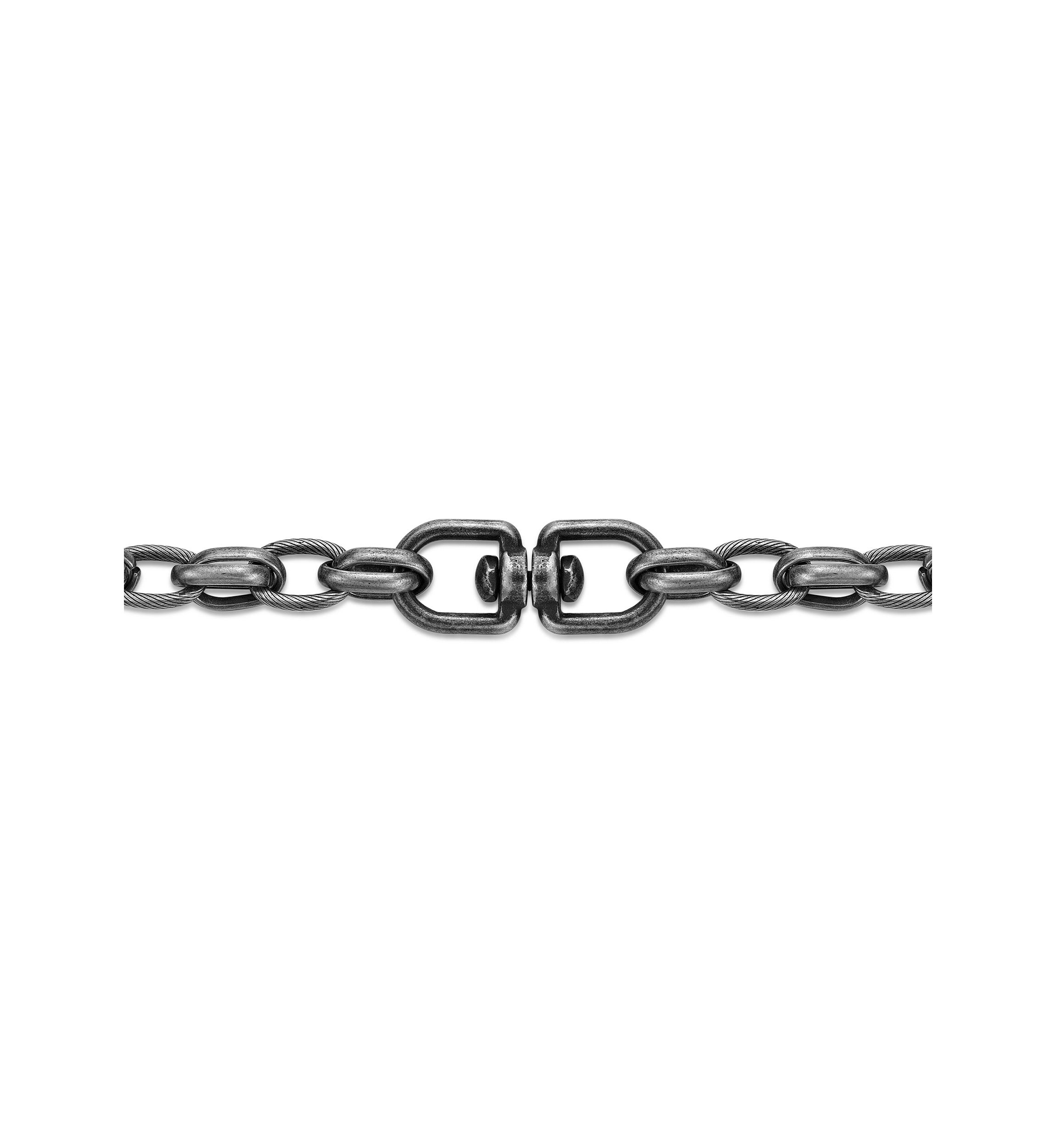 Stainless Steel Bracelet with  Antique Black Ip
