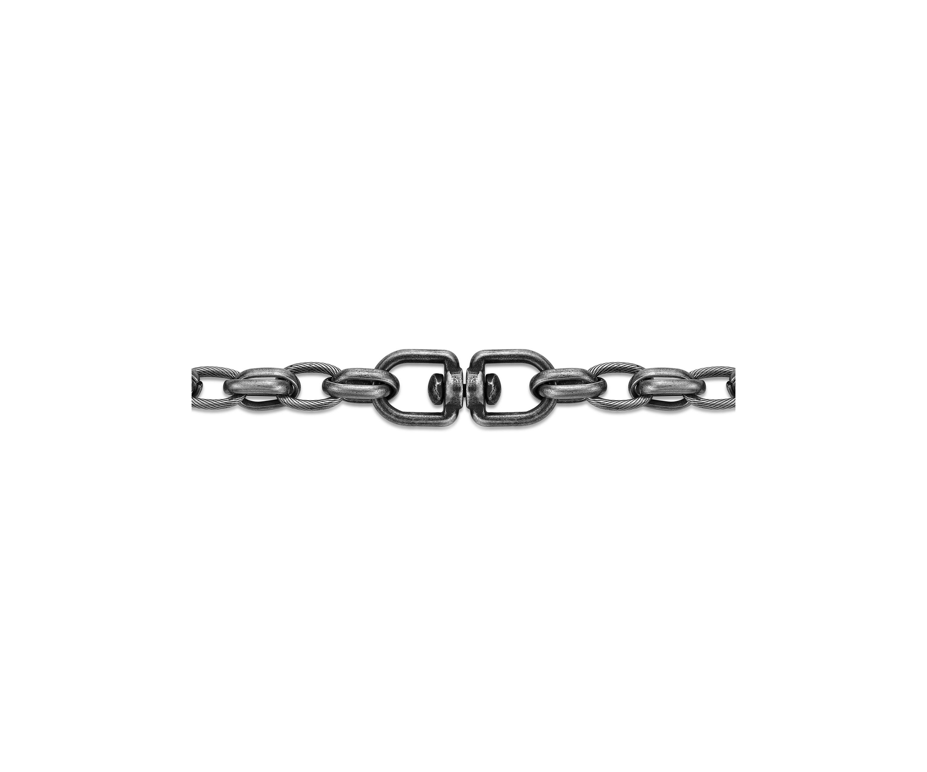 Stainless Steel Bracelet with  Antique Black Ip