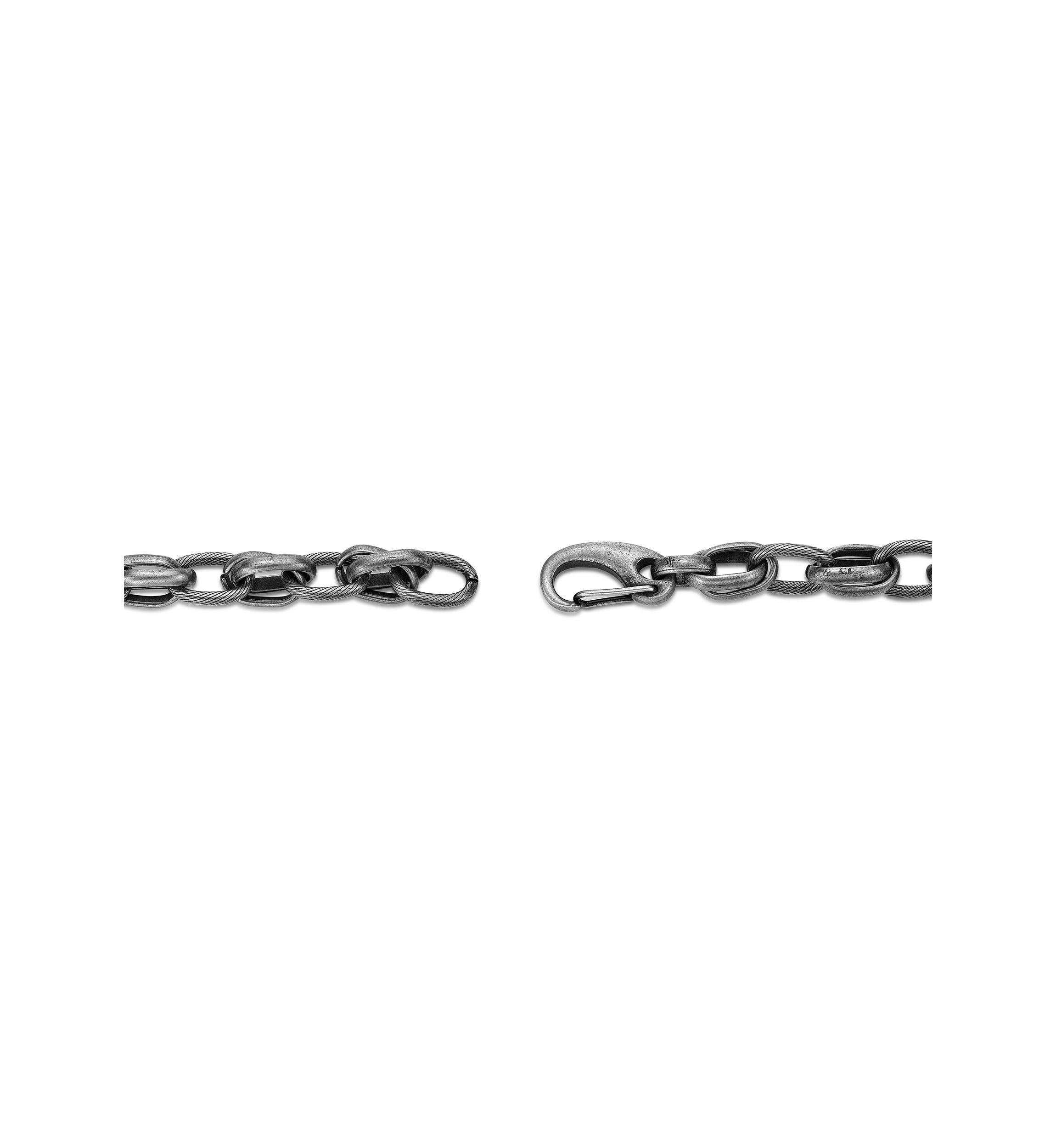 Stainless Steel Bracelet with  Antique Black Ip