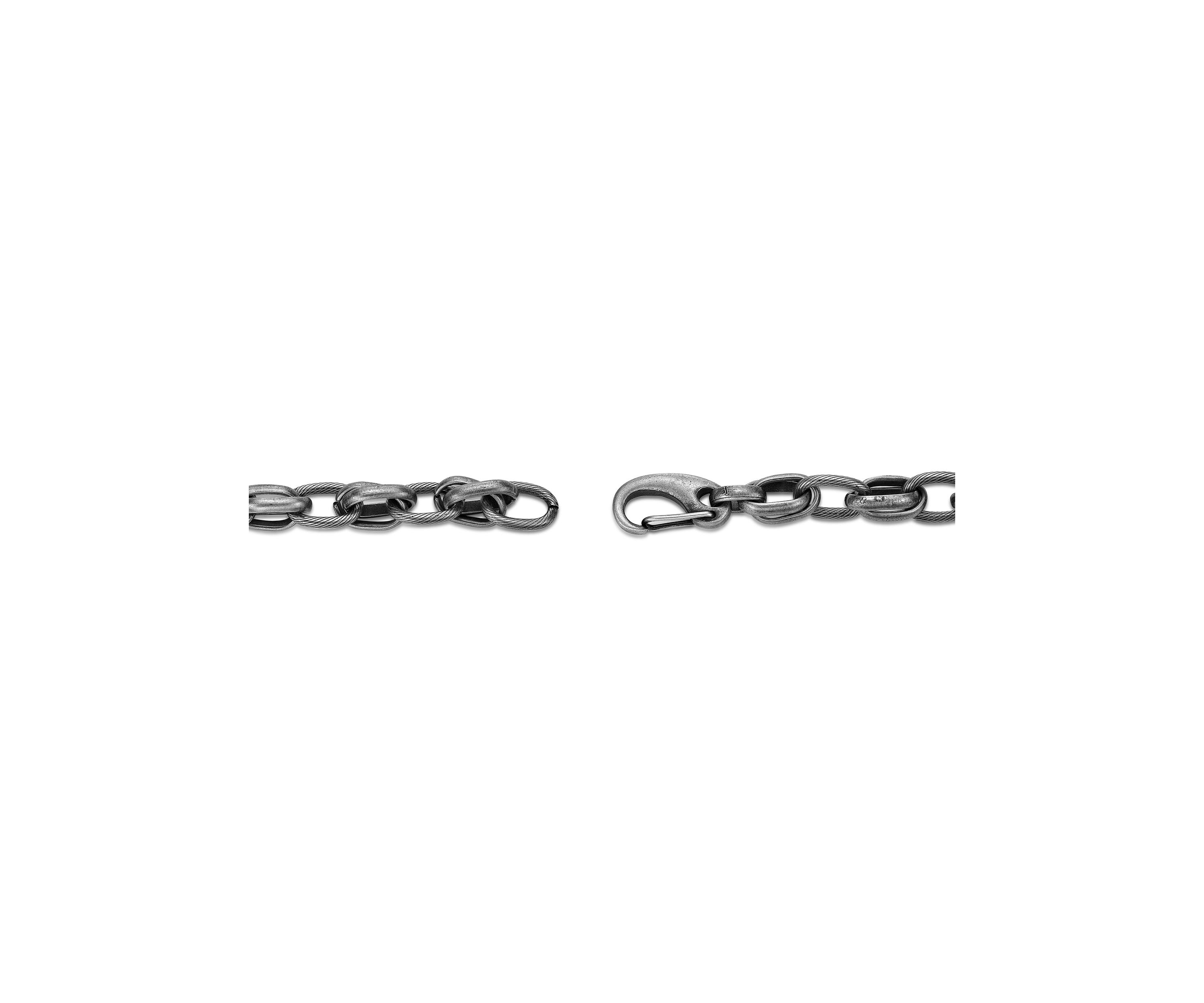 Stainless Steel Bracelet with  Antique Black Ip