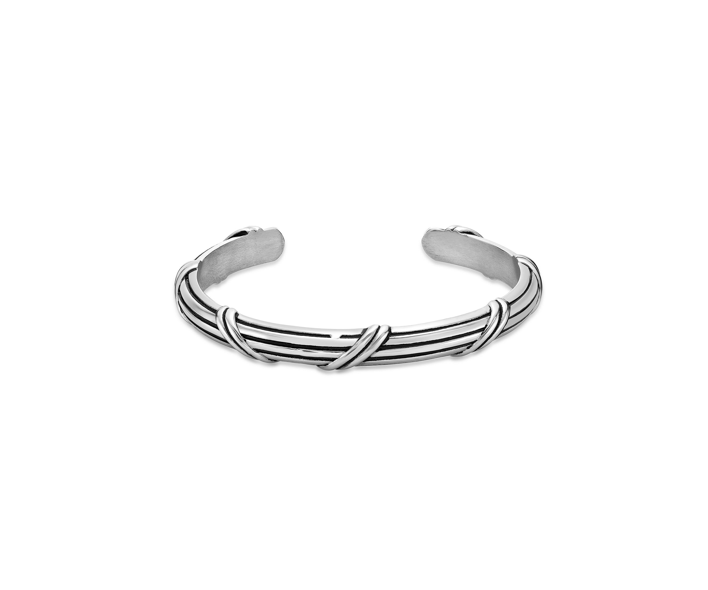 Matte Finish Stainless Steel Cuff bangle Bracelet