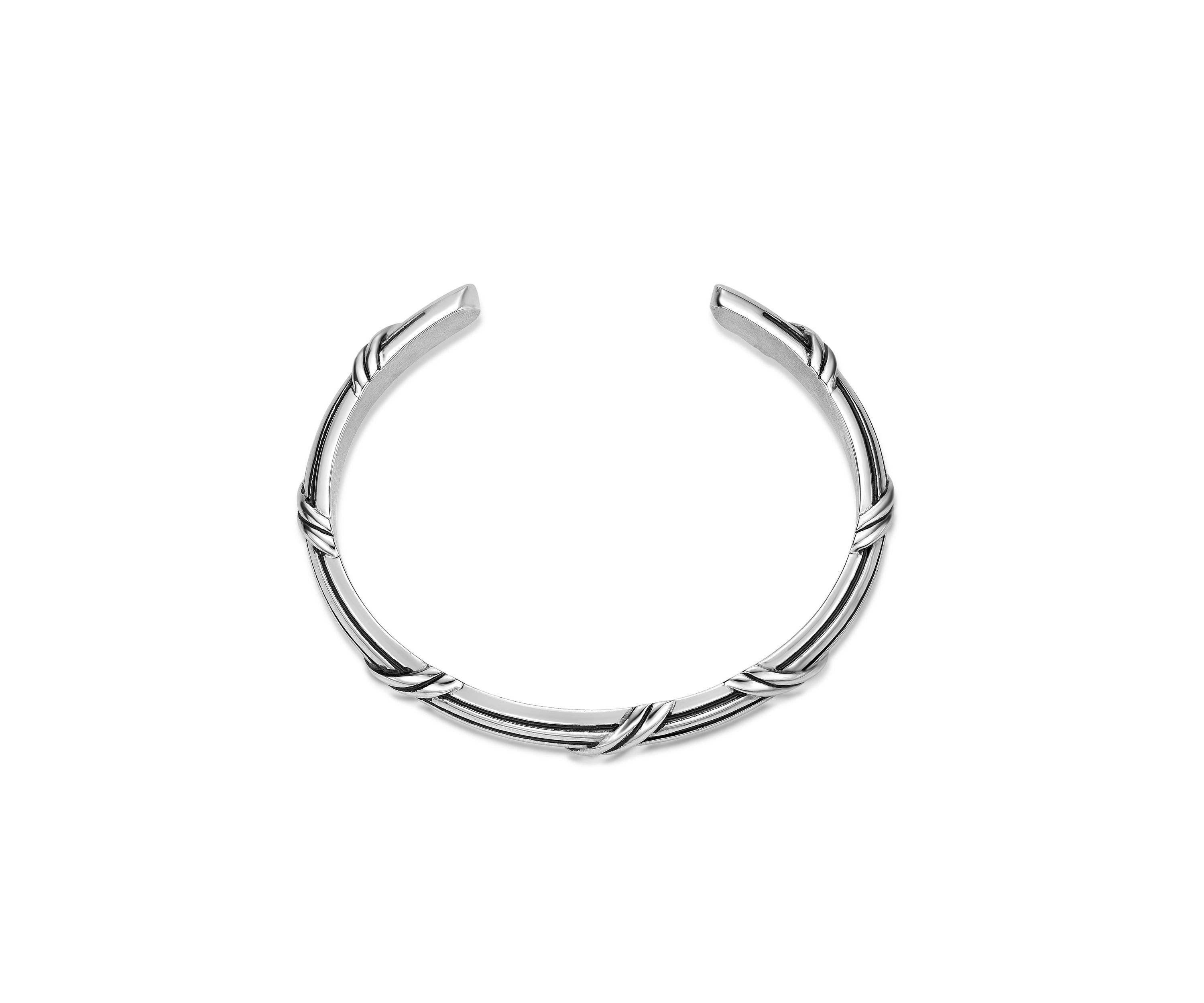 Matte Finish Stainless Steel Cuff bangle Bracelet