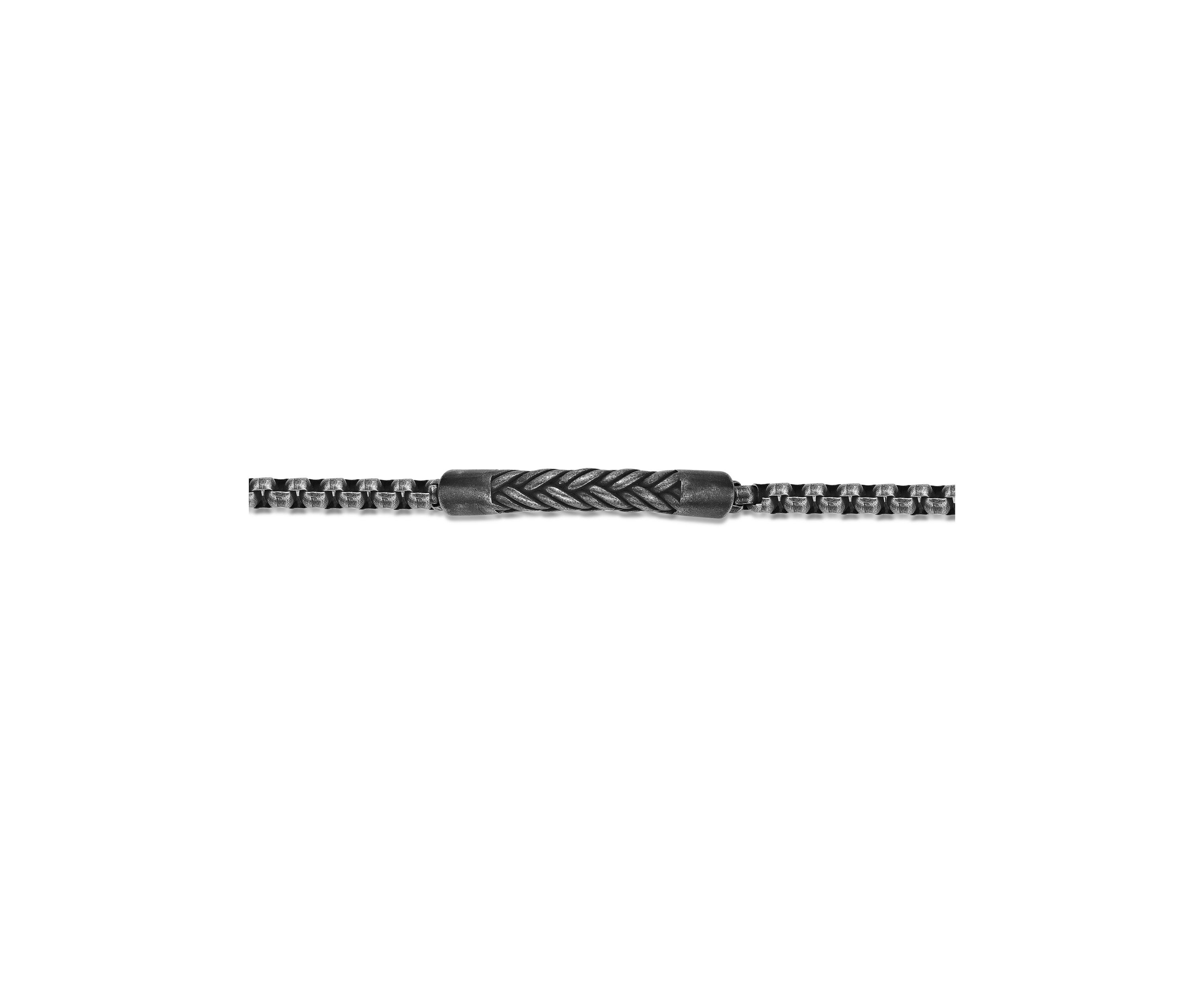 Stainless Steel Bracelet with  Antique Black Ip