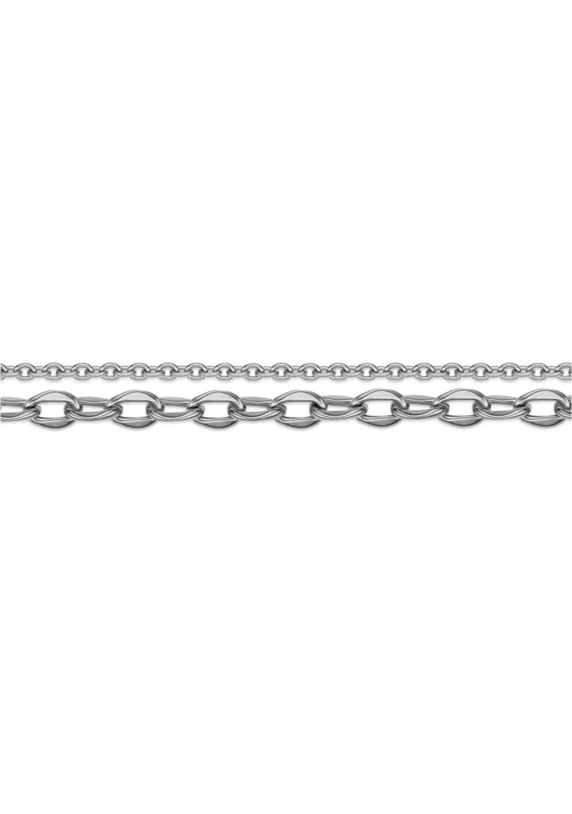 Stainless Steel Layered Chain Necklace
