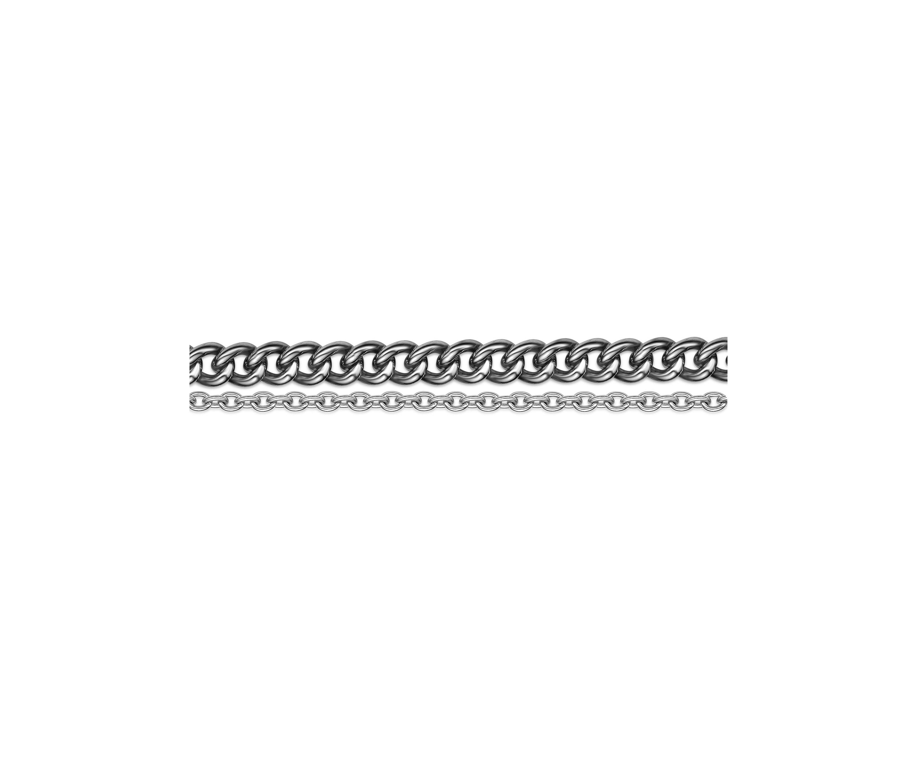 Stainless Steel Layered Chain Necklace