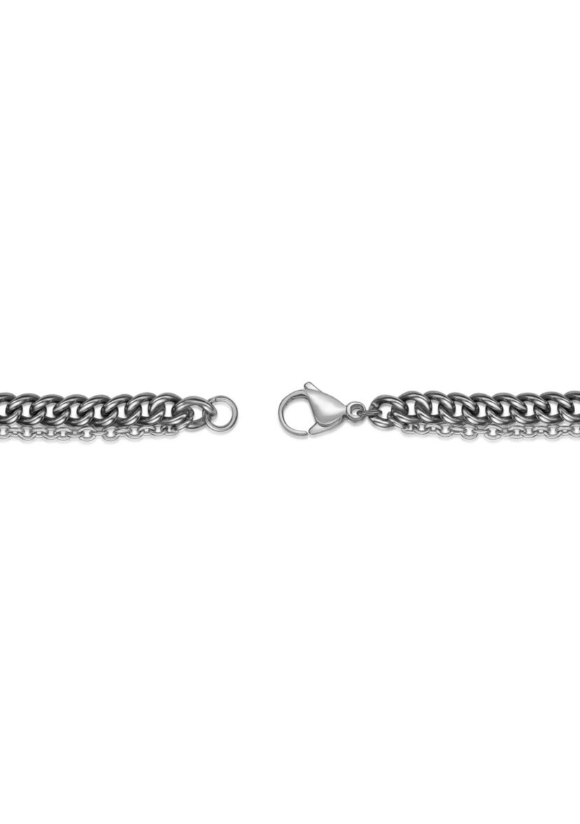 Stainless Steel Layered Chain Necklace
