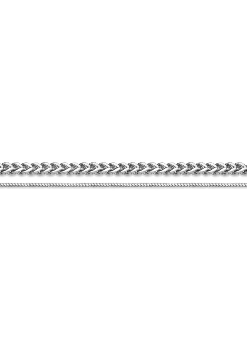 Stainless Steel Layered Chain Necklace