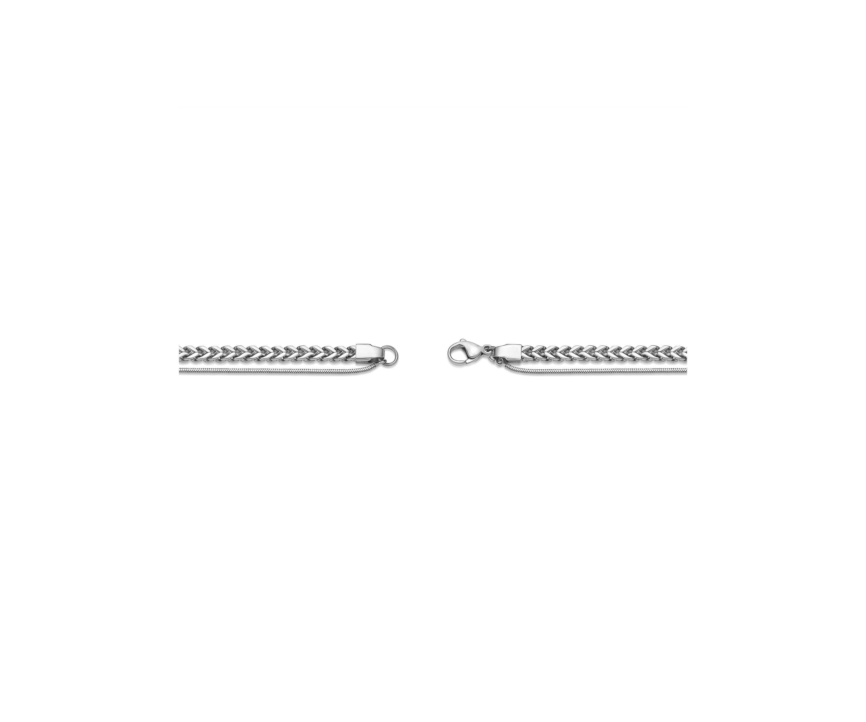 Stainless Steel Layered Chain Necklace