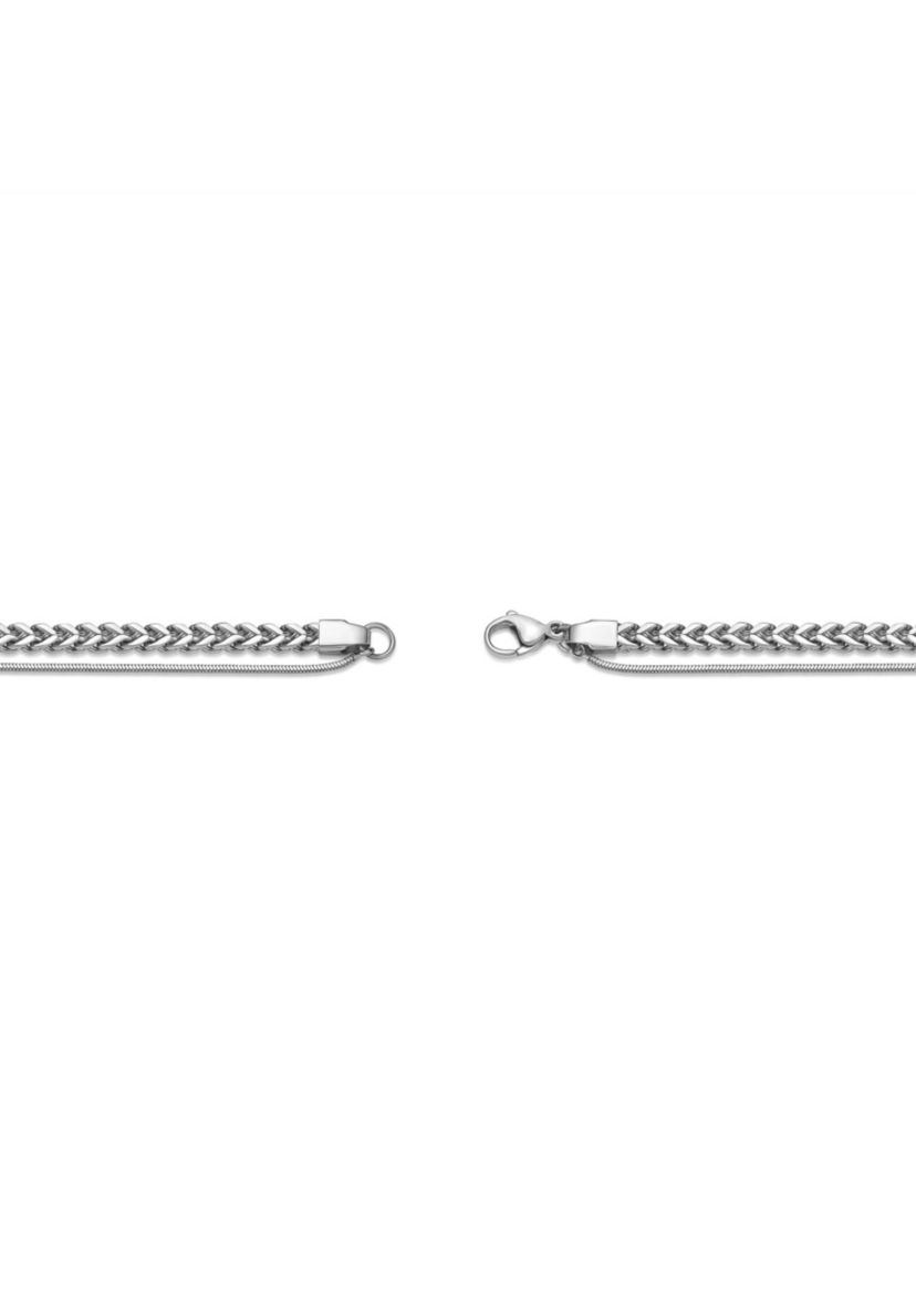 Stainless Steel Layered Chain Necklace