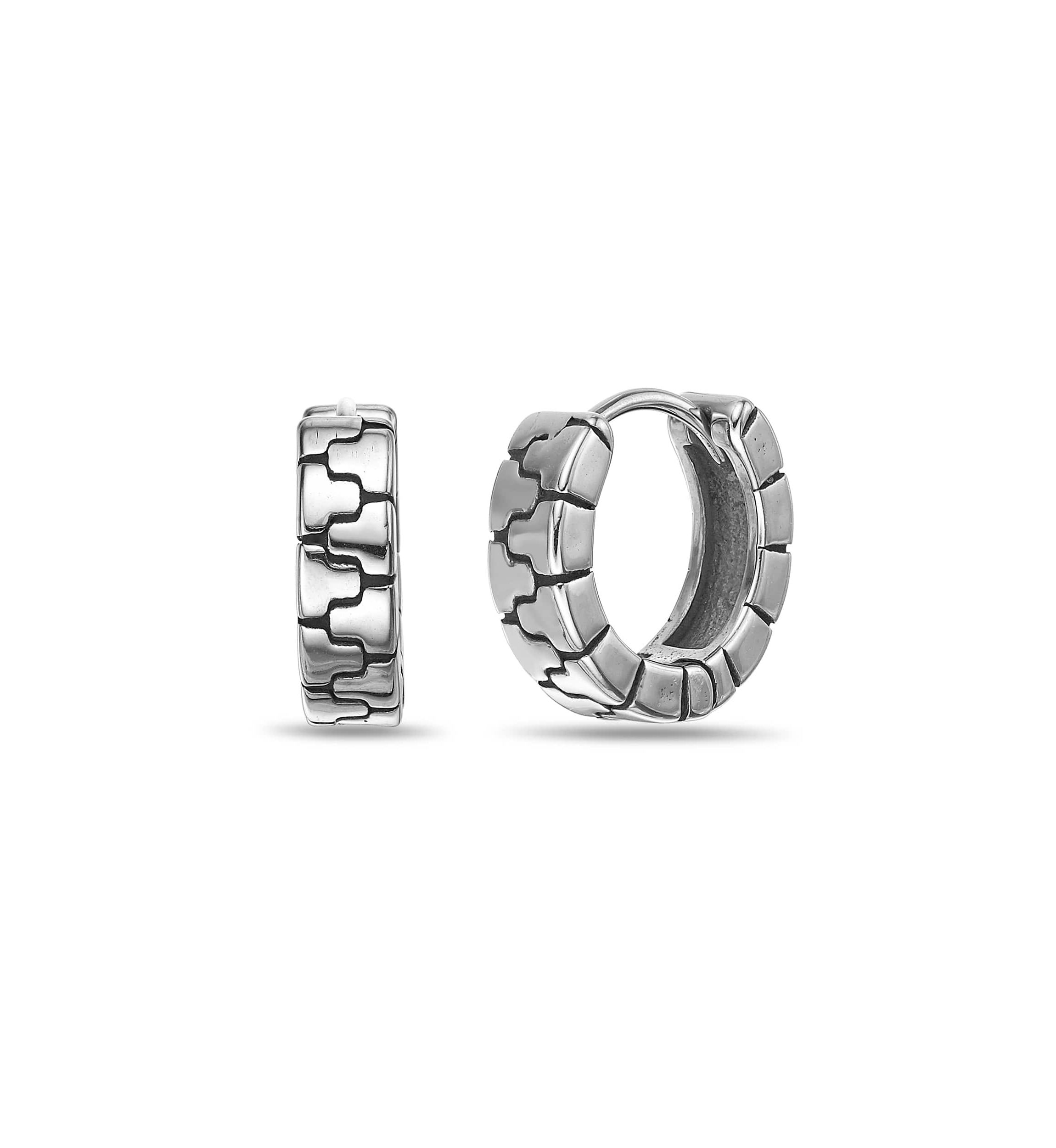 Hoop Earrings in Stainless Steel