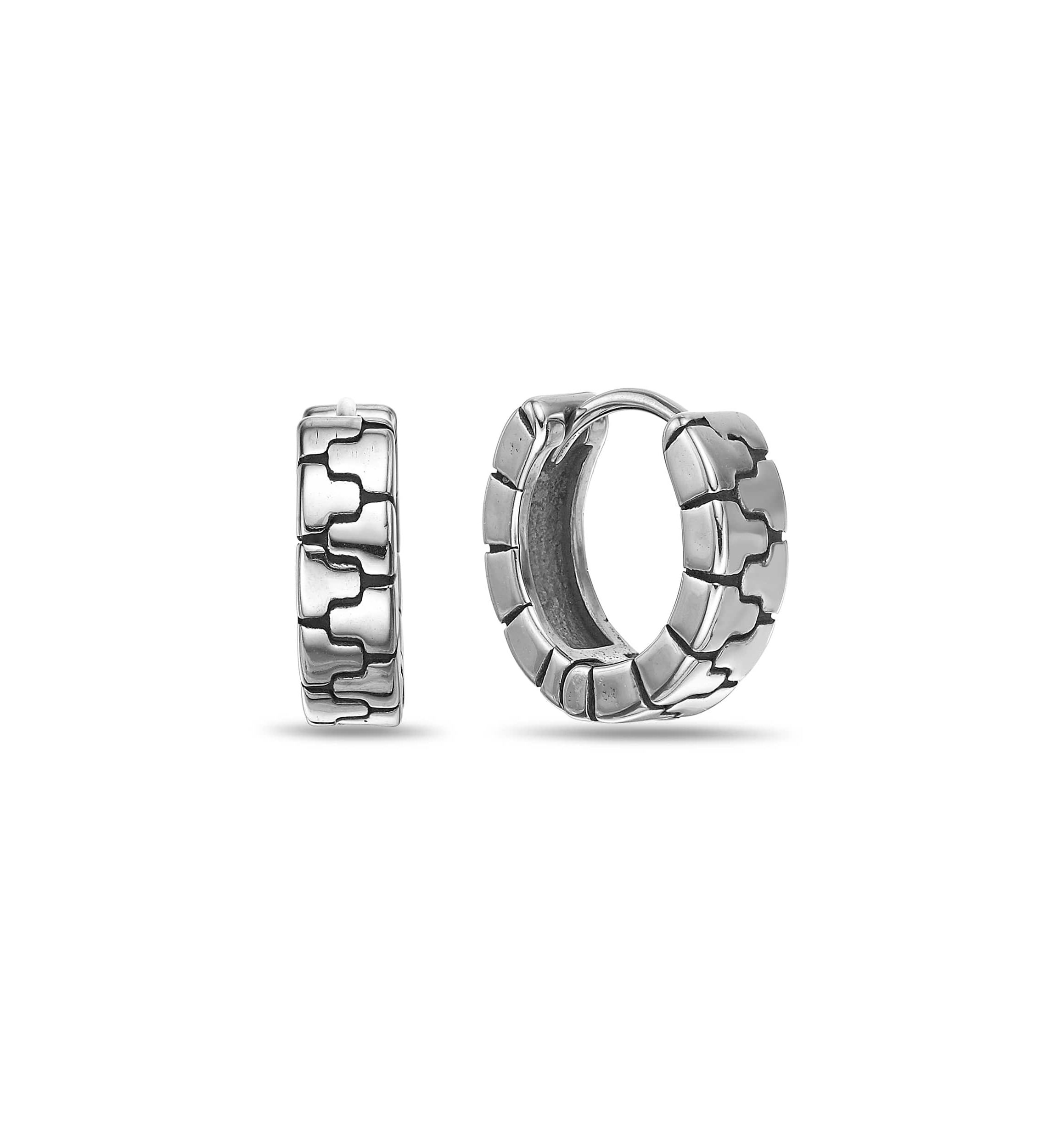 Hoop Earrings in Stainless Steel