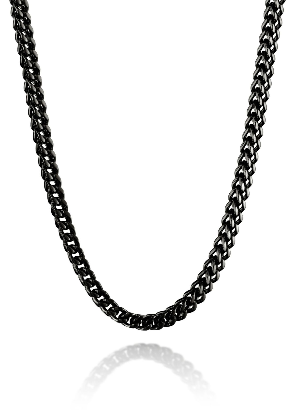 Stainless Steel 6MM Foxtail Chain Necklace, 18" Length