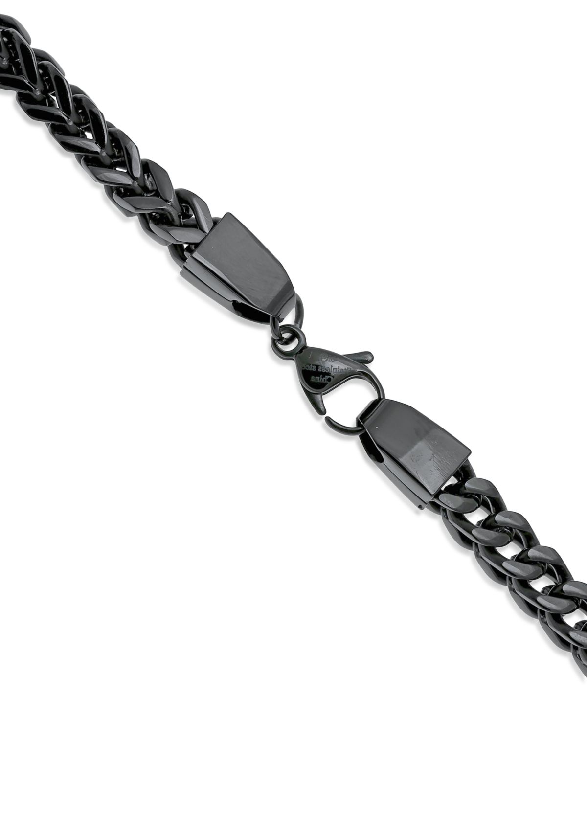 Stainless Steel 6MM Foxtail Chain Necklace, 18" Length