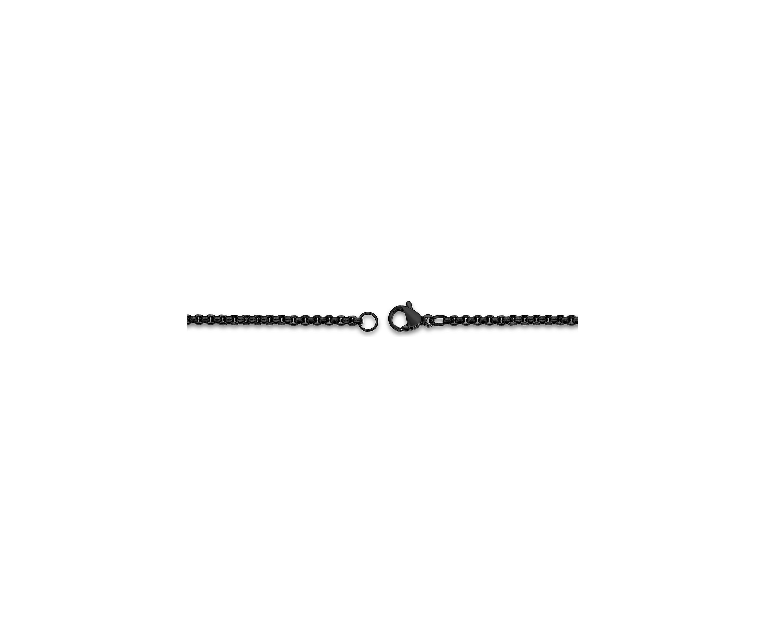 Stainless Steel 3.5MM Box Chain Necklace with Lobster Lock, 24” Length