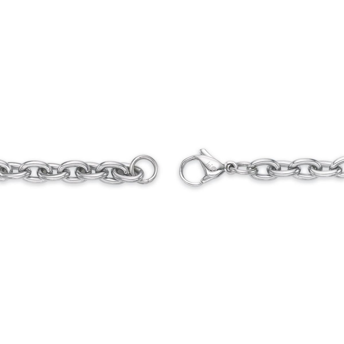 Stainless Steel Heart Lock Charm Bracelet
