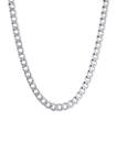 Stainless Steel 7.5 Millimeter Rolo Chain Necklace, 22 Inch