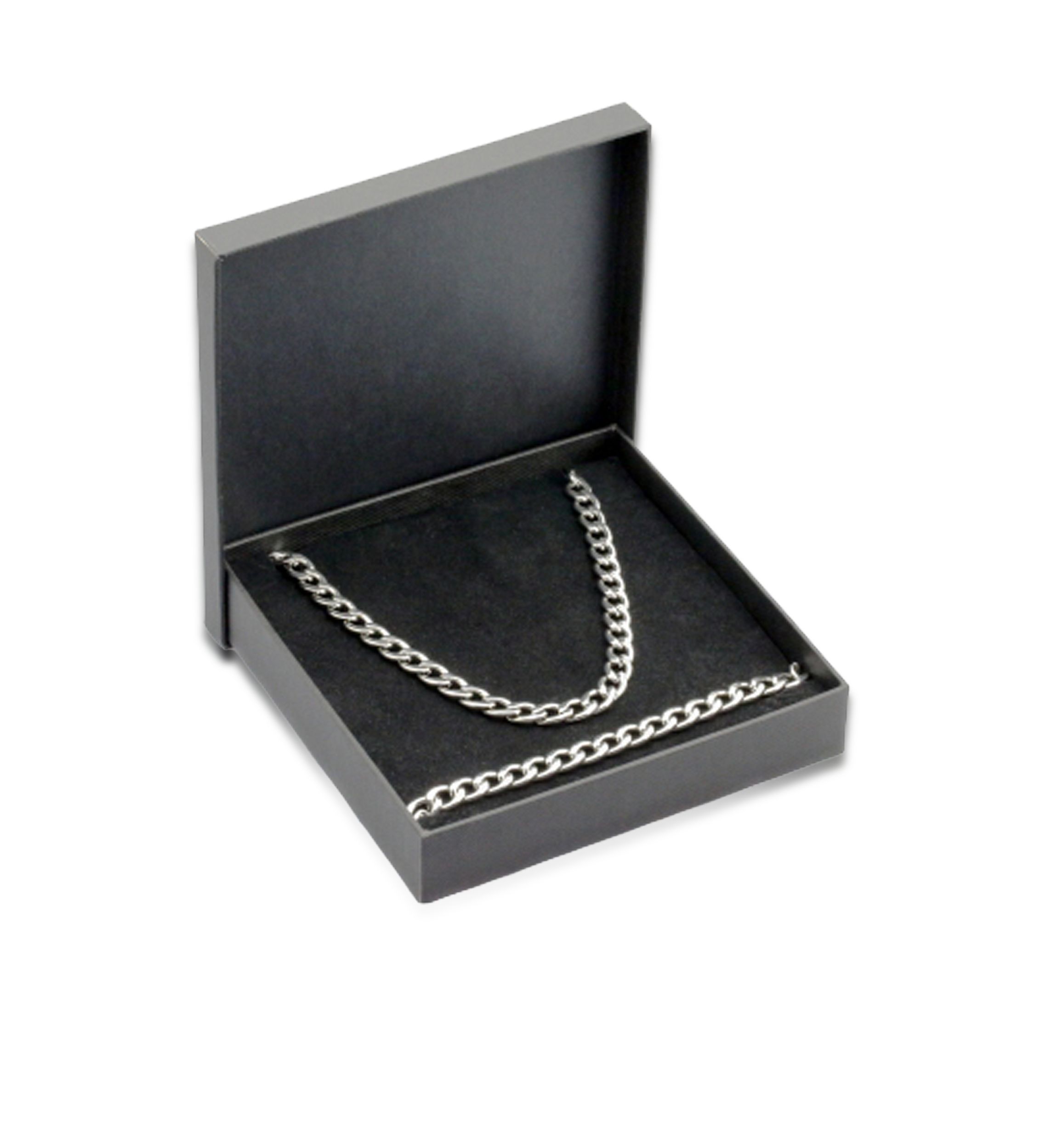 Mens Stainless Steel Necklace and Bracelet Set
