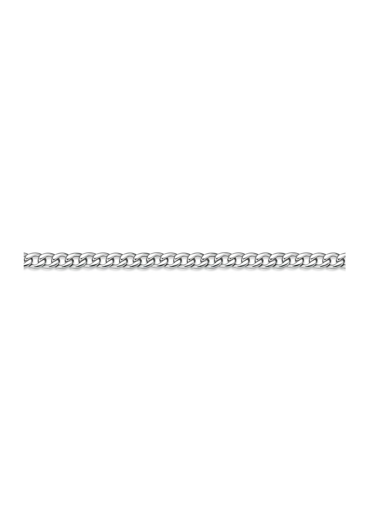 Stainless Steel 7.5mm Curb Chain Necklace, 30"