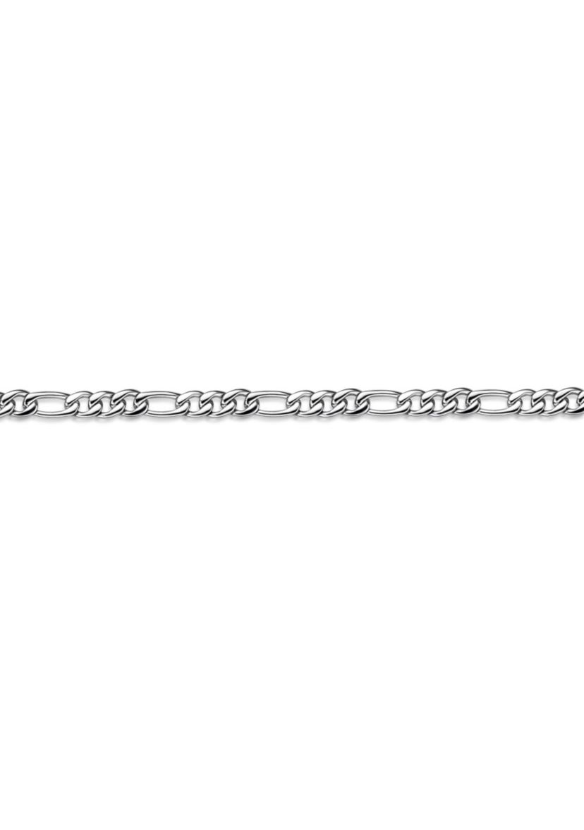 Stainless Steel 9MM Figaro Chain Necklace, 30" Length