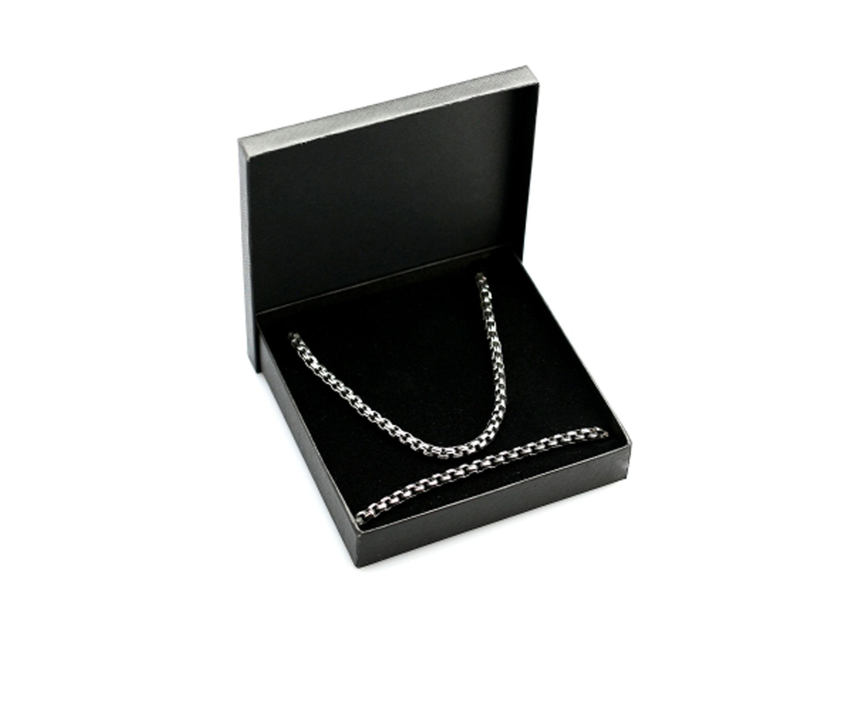 Mens Stainless Steel Necklace and Bracelet Set