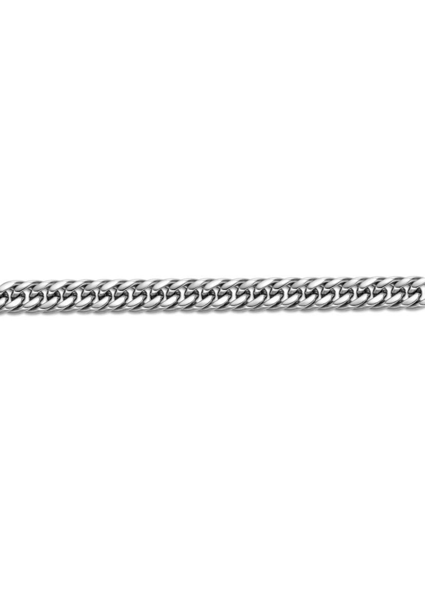 Stainless Steel 9MM Curb Chain Necklace, 24" Length