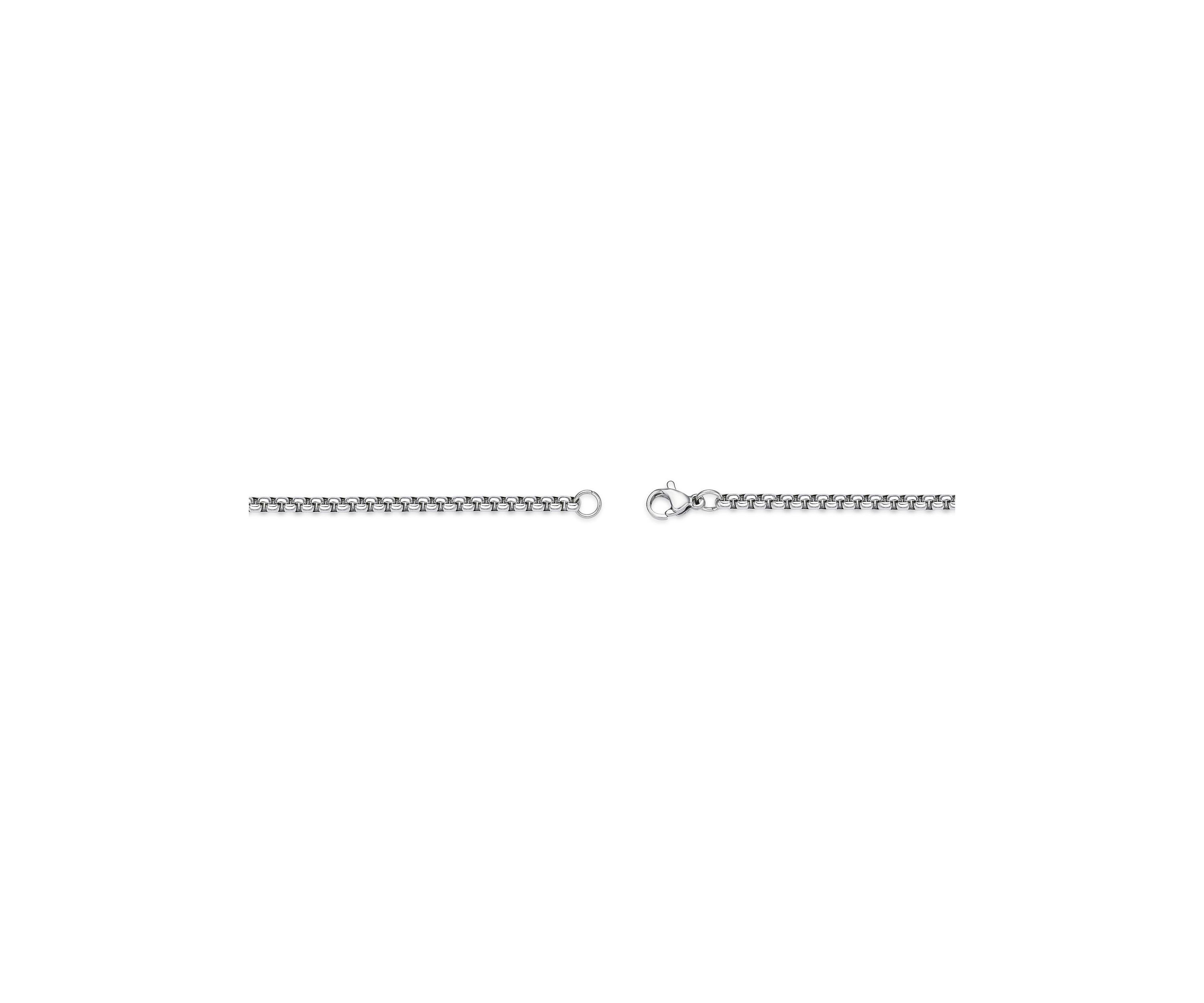 Stainless Steel 3MM Box Chain Necklace, 24" Length