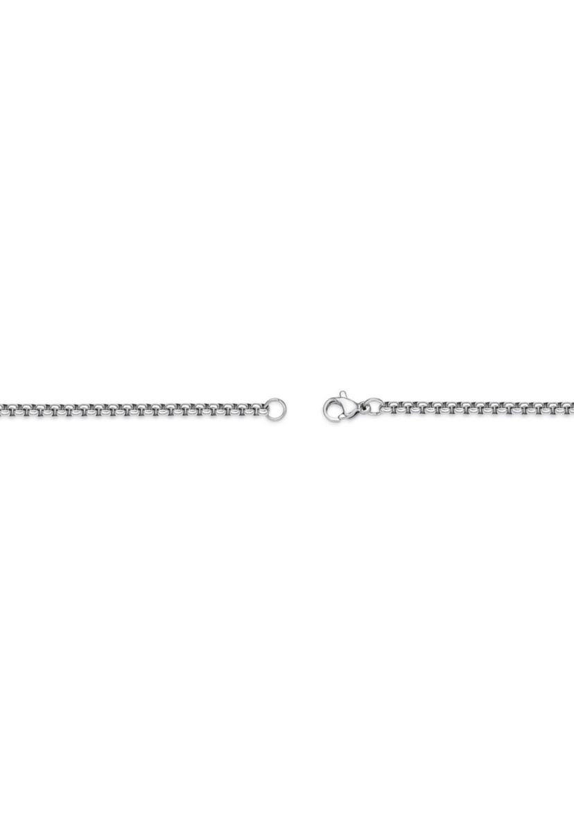 Stainless Steel 3MM Box Chain Necklace, 24" Length