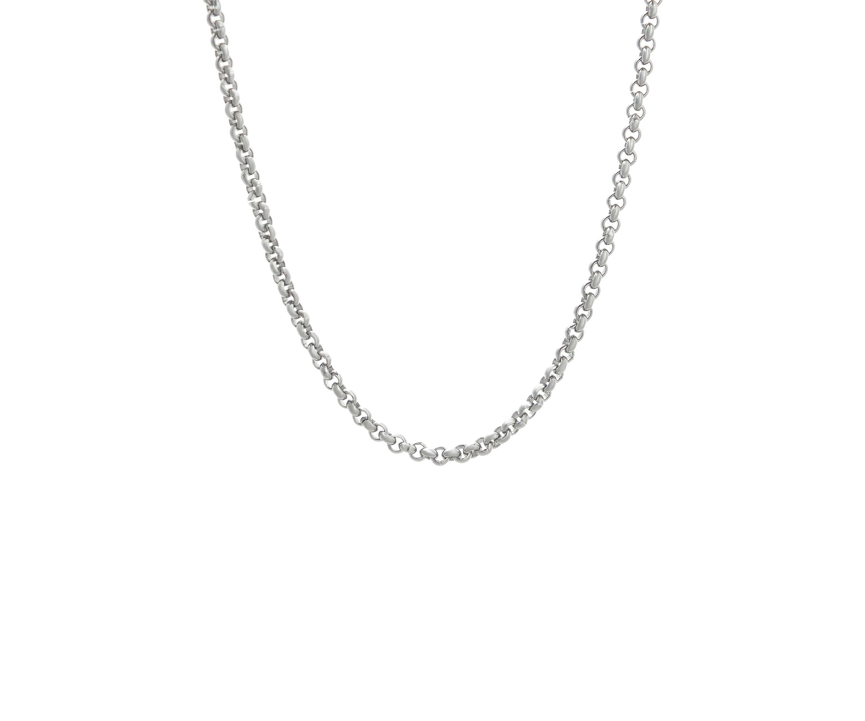 Stainless Steel 3MM Rolo Chain Necklace