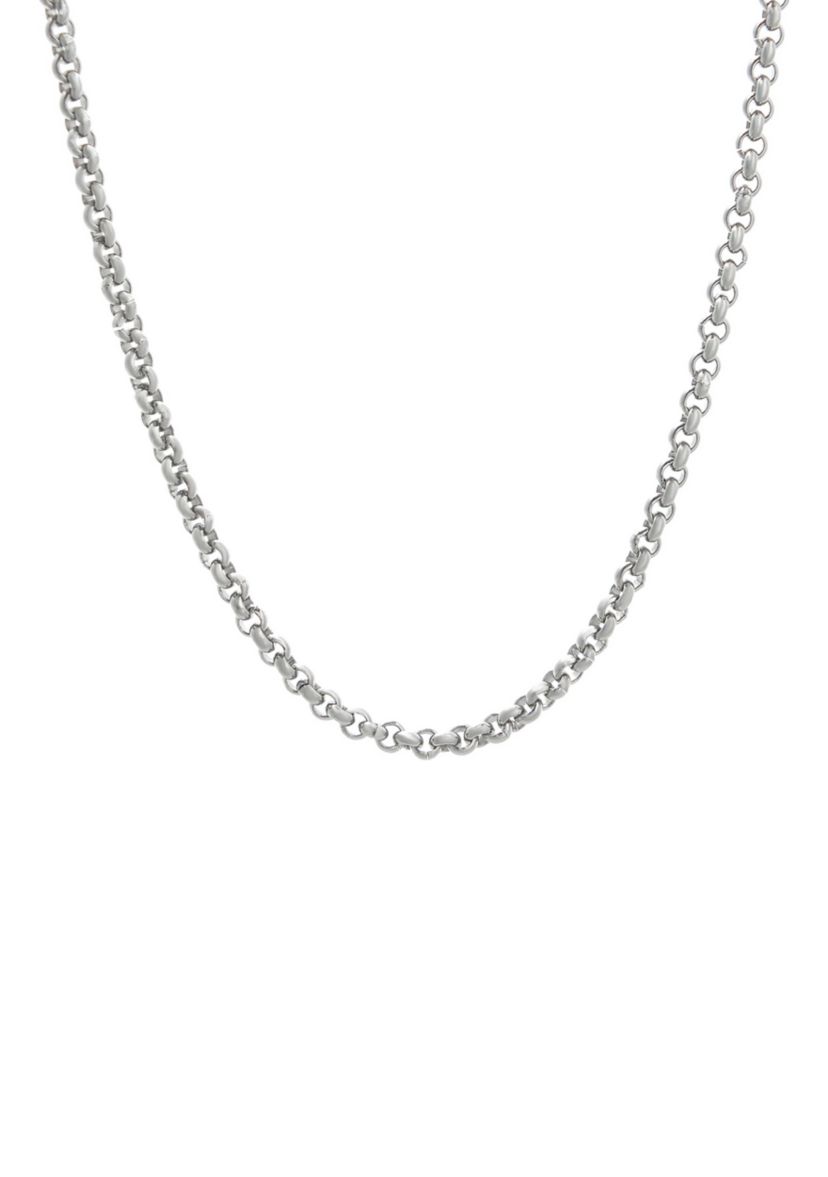 Stainless Steel 3MM Rolo Chain Necklace