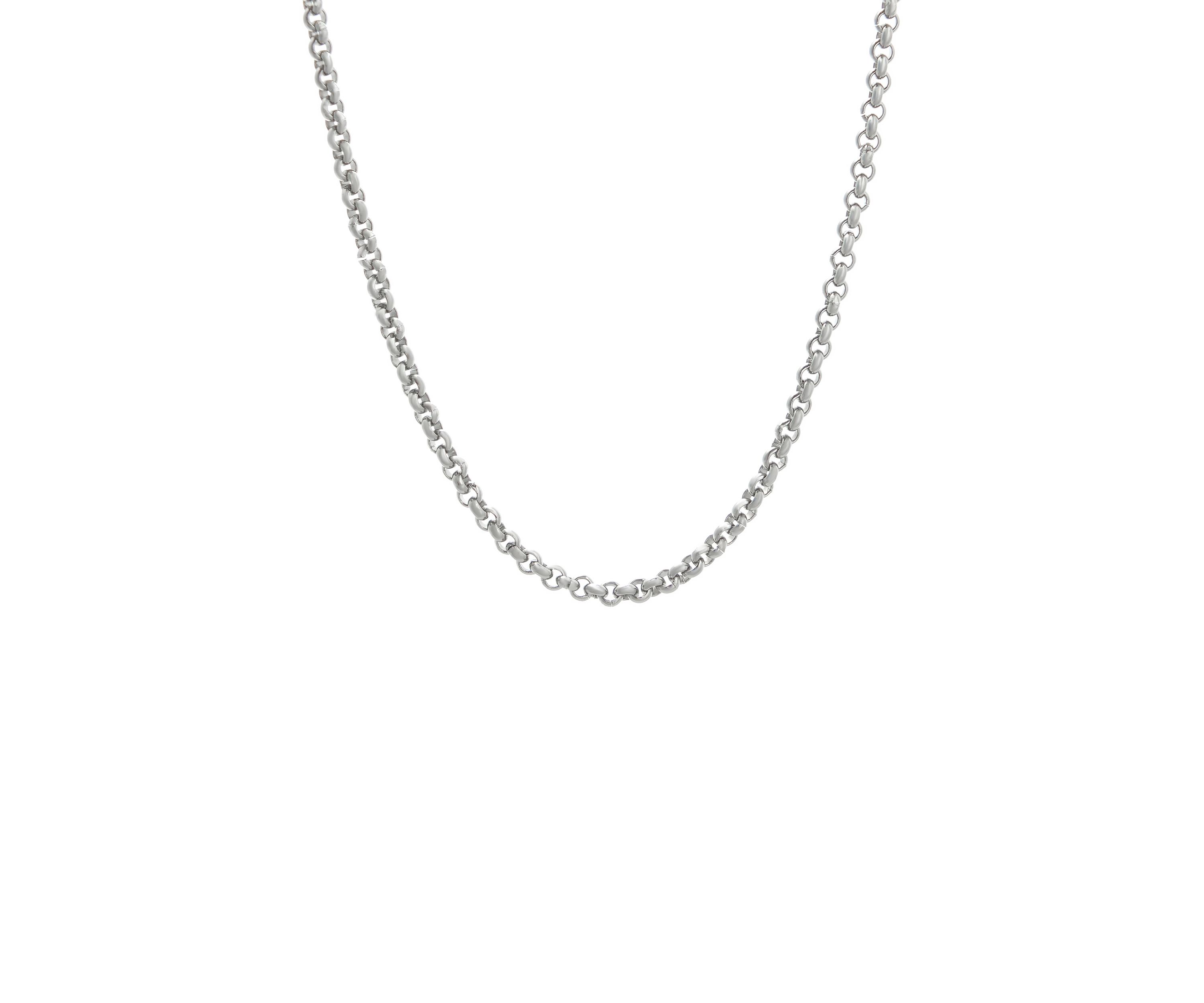 Stainless Steel 3MM Rolo Chain Necklace