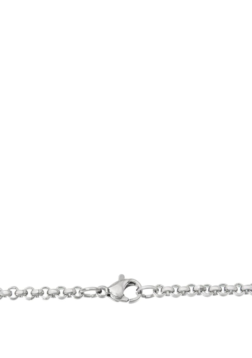 Stainless Steel 3MM Rolo Chain Necklace