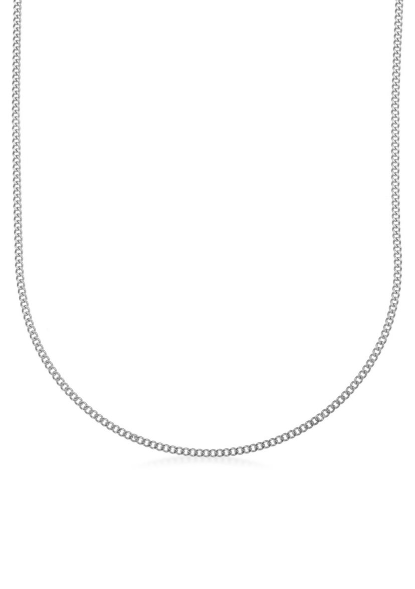 Stainless Steel 2MM Curb Chain Necklace, 20" Length