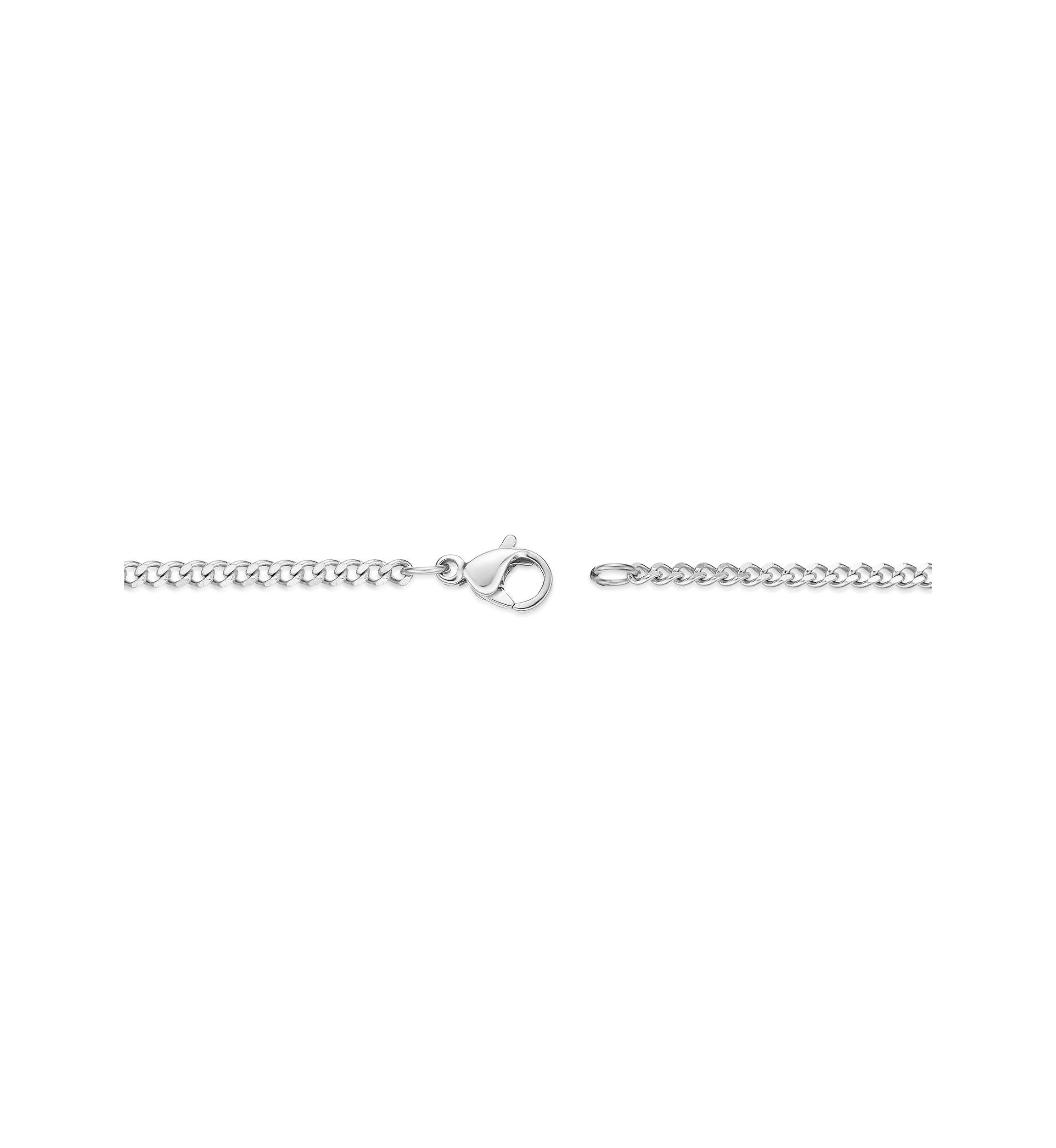 Stainless Steel 2MM Curb Chain Necklace, 20" Length