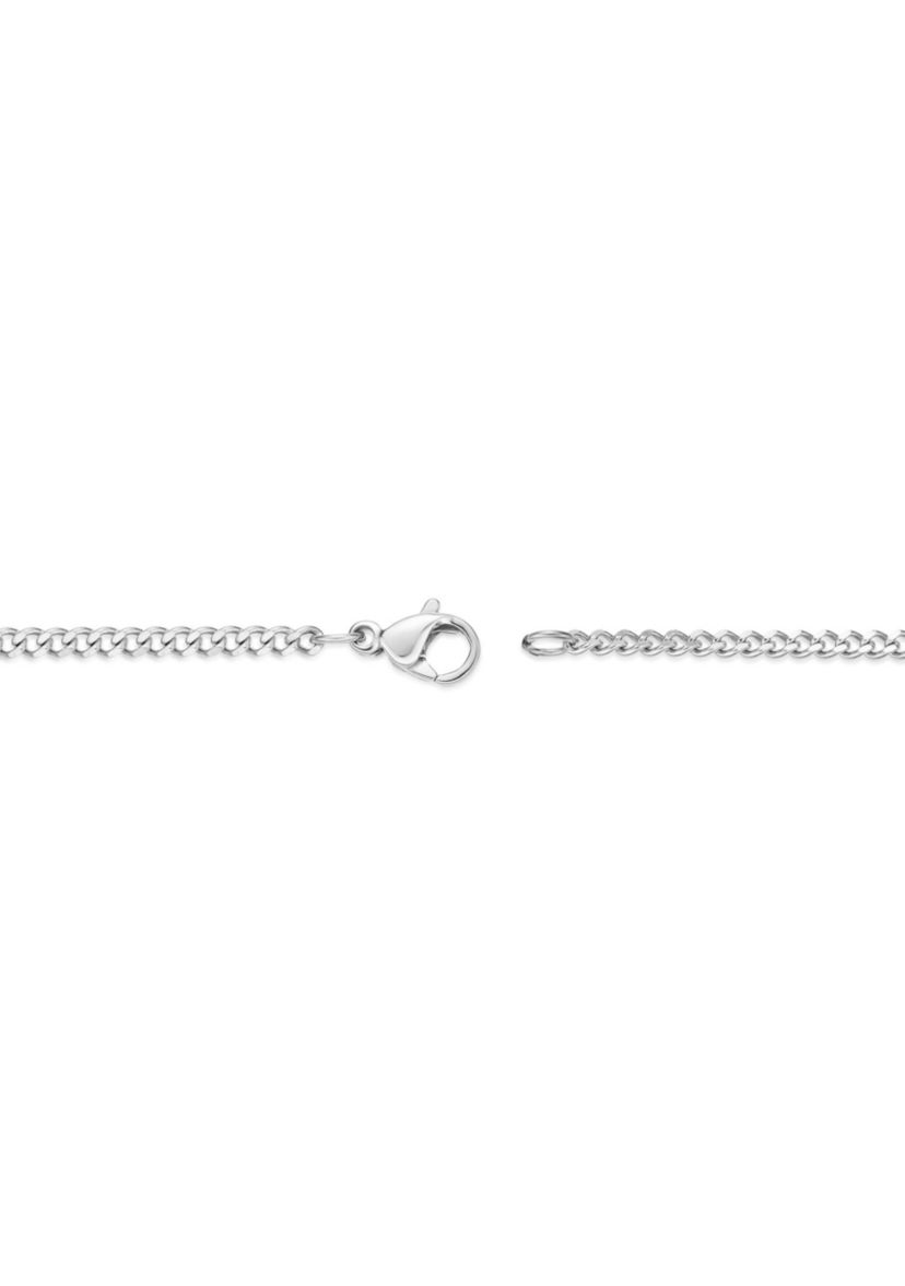 Stainless Steel 2MM Curb Chain Necklace, 20" Length