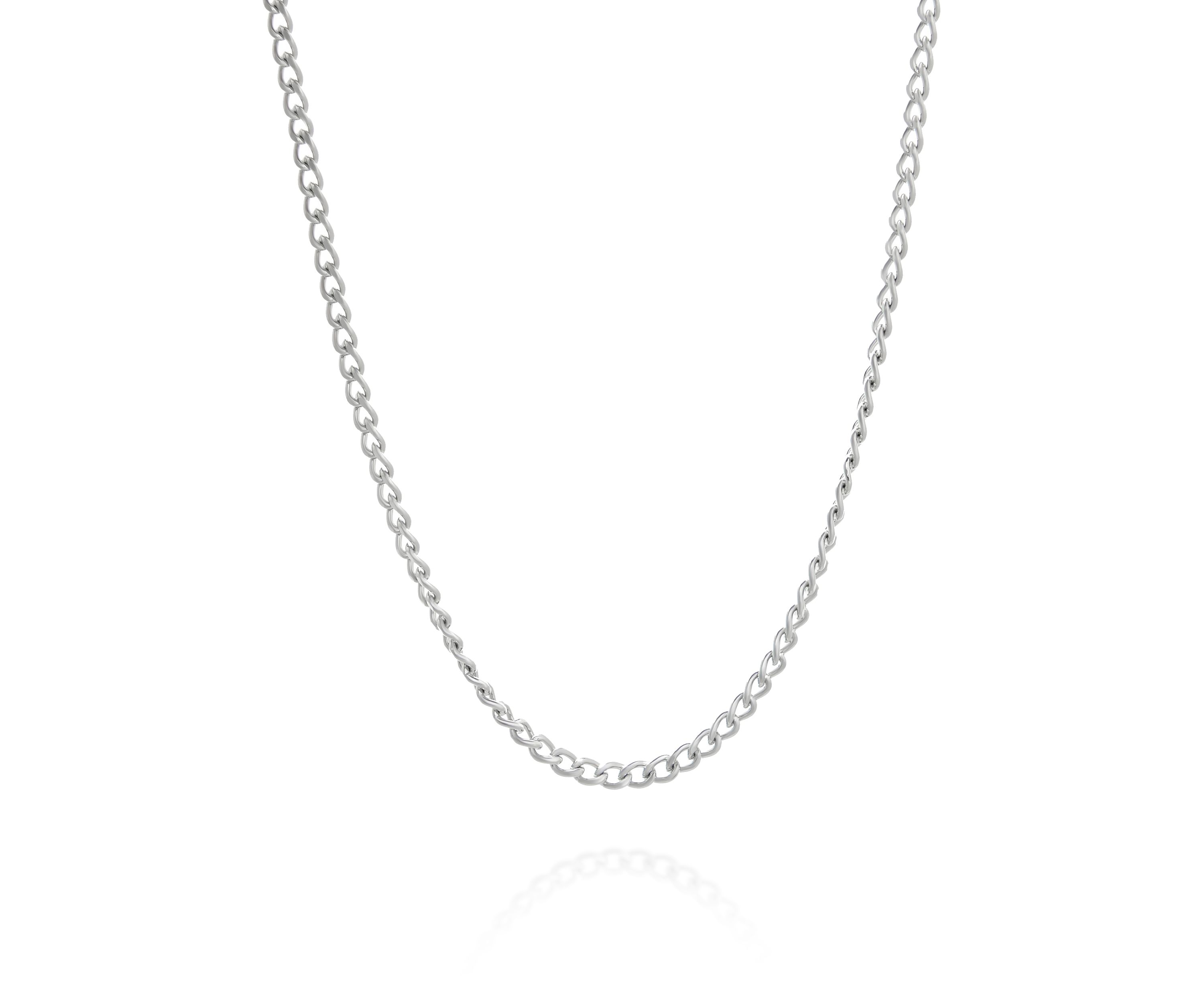 Mens Stainless Steel Chain Necklace
