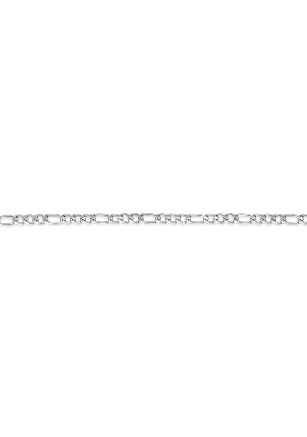 Stainless Steel 3MM Figaro Chain Necklace, 22" Length