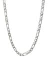 4mm Figaro Chain Necklace in Stainless Steel