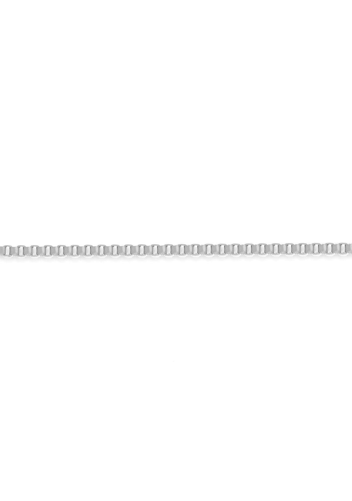 Stainless Steel 2MM Box Chain Necklace, 20" Length