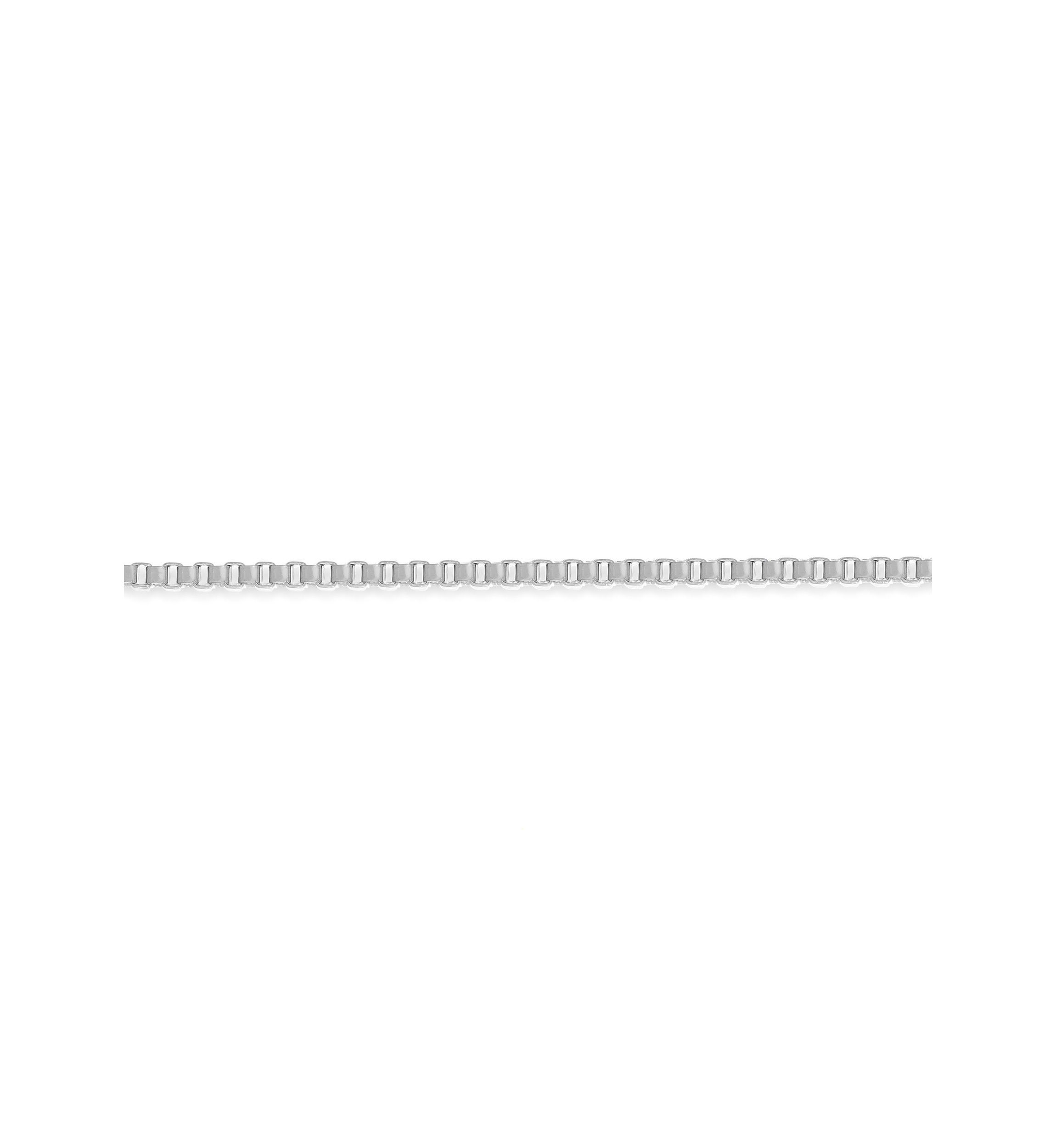 Stainless Steel 2MM Box Chain Necklace, 20" Length