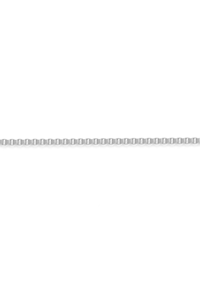 Stainless Steel 2MM Box Chain Necklace, 20" Length