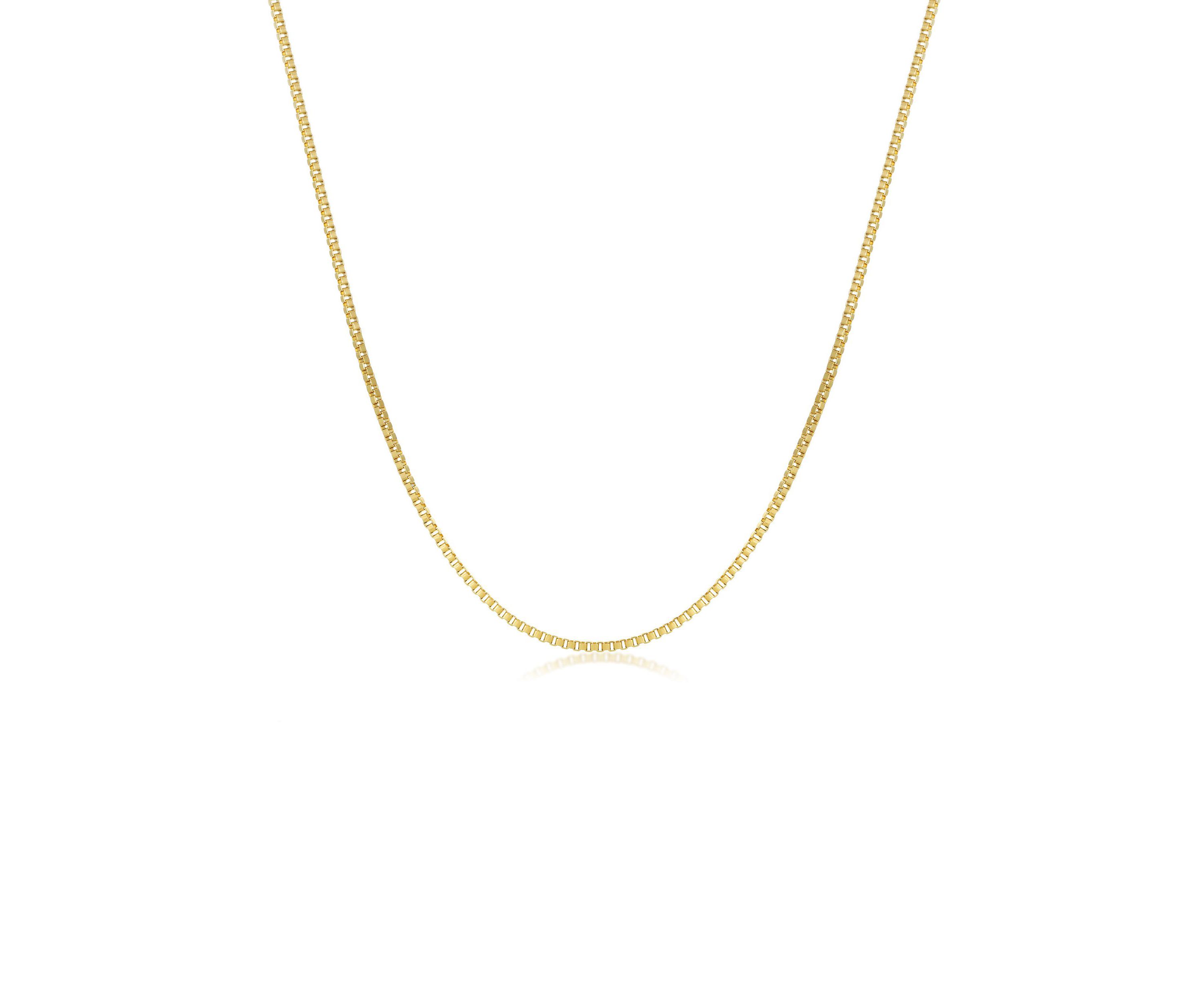 Stainless Steel 2MM Box Chain Necklace, 24” Length