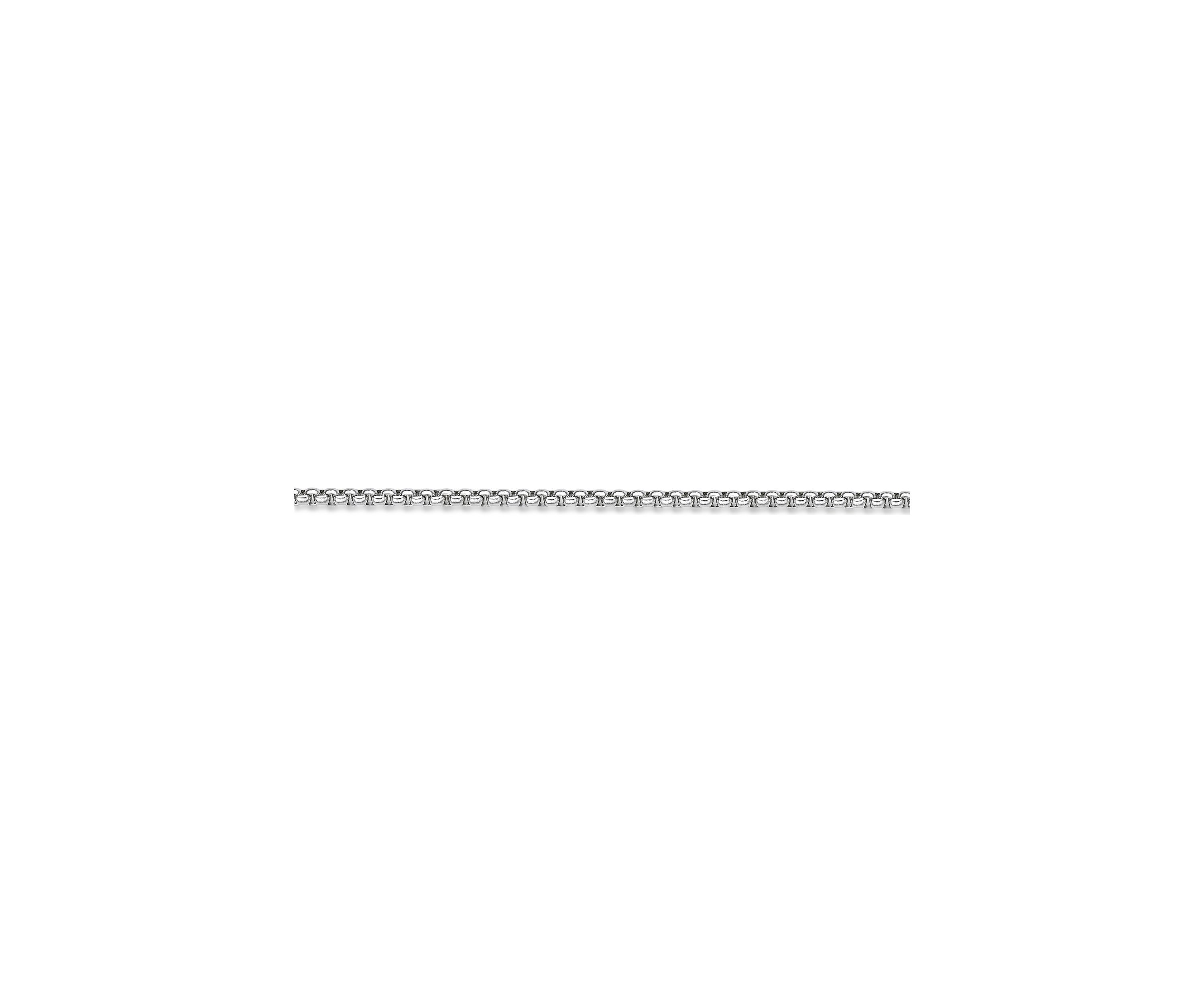 Stainless Steel 3 Millimeter Round Box Chain Necklace, 24 Inch