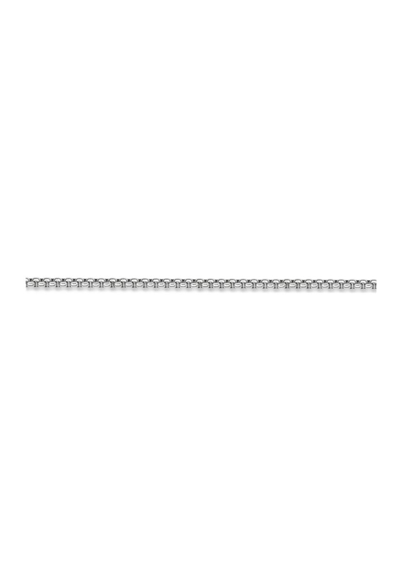 Stainless Steel 3 Millimeter Round Box Chain Necklace, 24 Inch