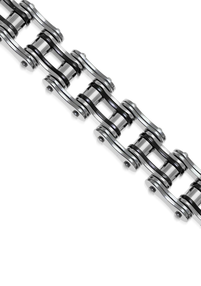 Mens Stainless Steel Motorcycle Chain Bracelet