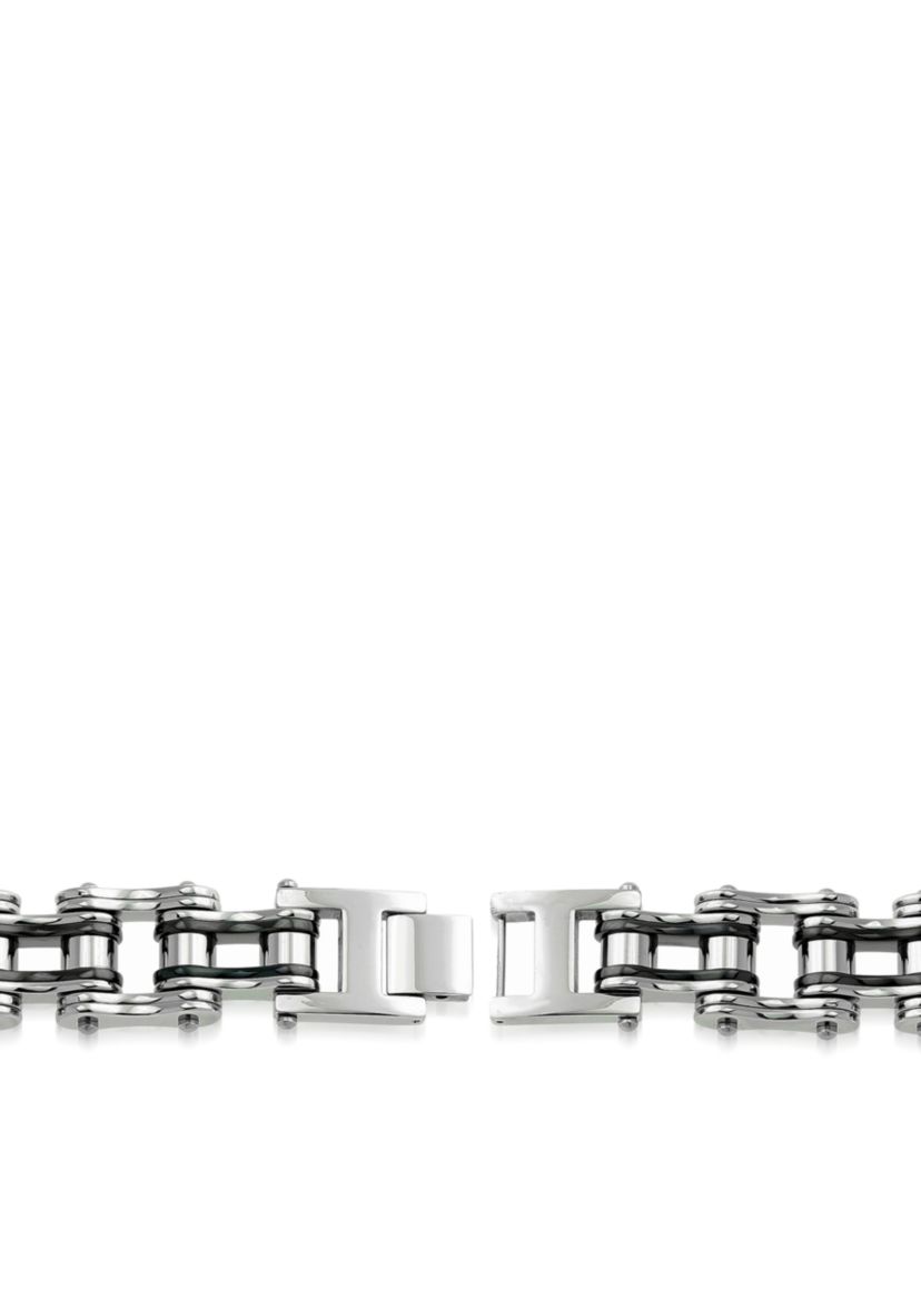Mens Stainless Steel Motorcycle Chain Bracelet