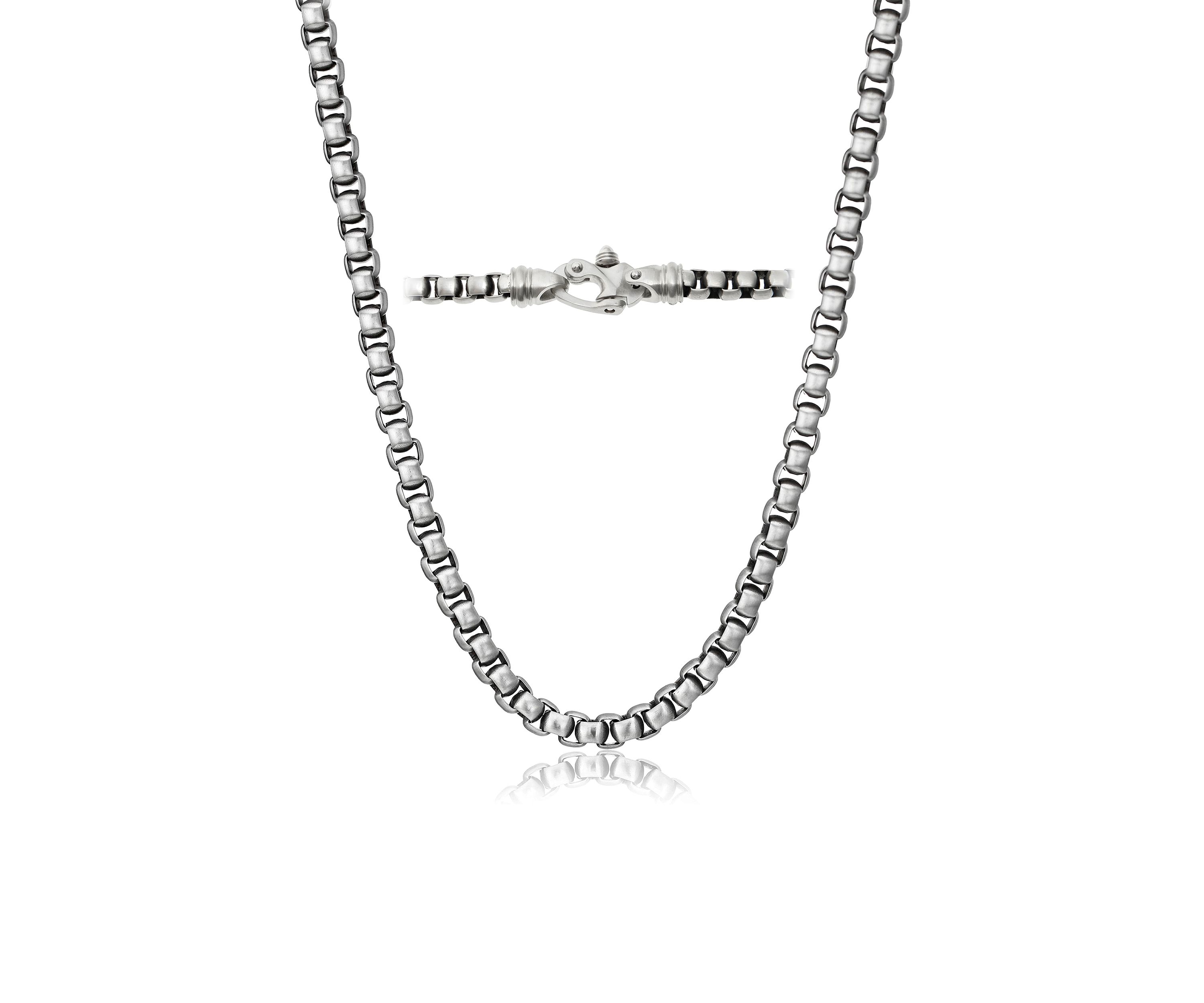 Mens Stainless Steel Link Necklace